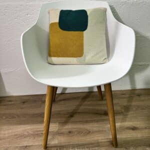 Fauteuil Blanc avec coussin