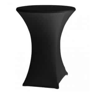 Nappe noire de mange debout