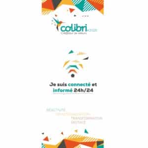 Roll up Colibri : je suis connecté