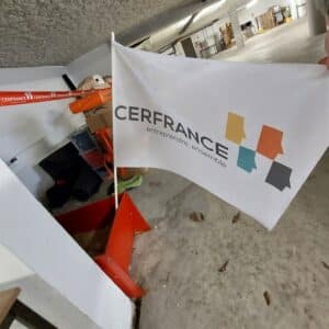Drapeau blanc Cerfrance