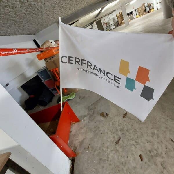 Drapeau blanc Cerfrance