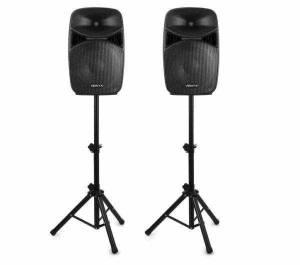 Sono portable avec 2 pieds et micros